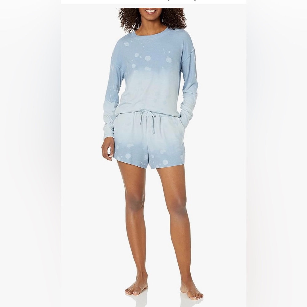 Splendid Womens Elora Shortie Pajama Pj Set, Size Large , NWT